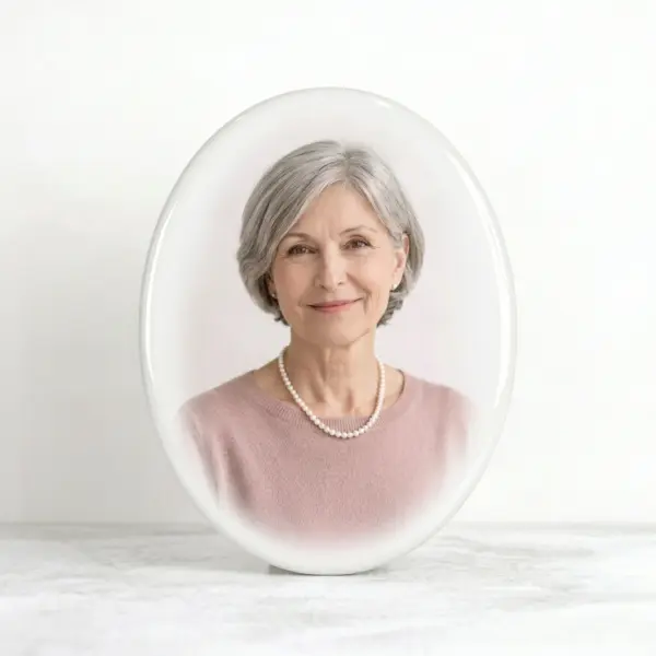 Fotoceramica ovale