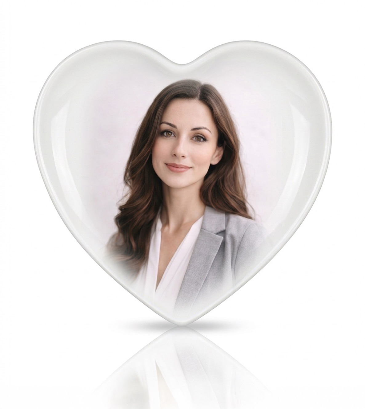Fotoceramica Cuore con superficie piatta
